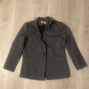Anthropologie Philosophy Houndstooth Blazer Women XL Acadamia Preppy Old Money